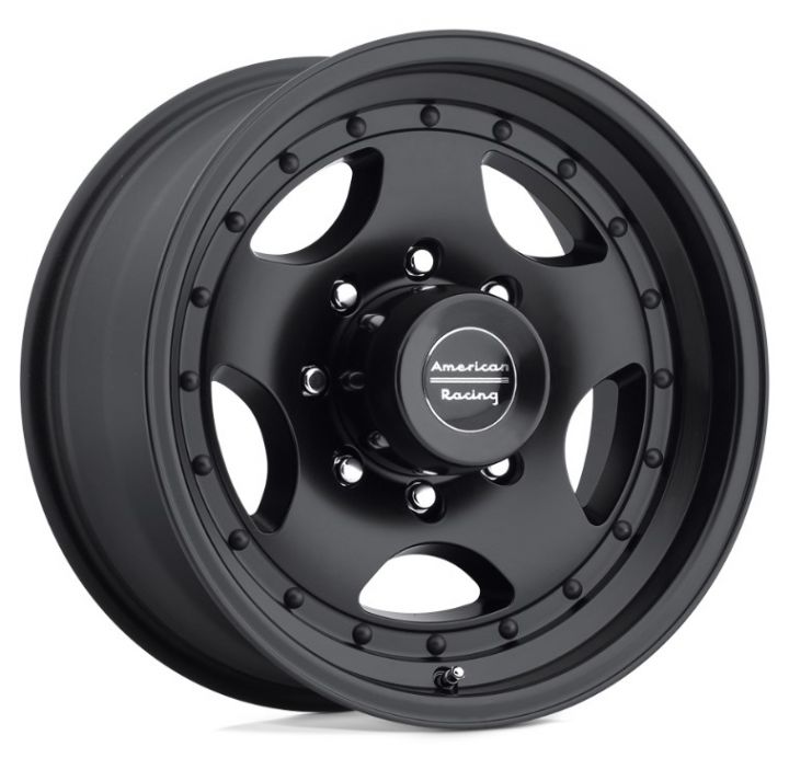 American Racing<br>AR23 Satin Black (16x8)
